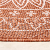 Rund Utomhusmatta - Summer Aztec Terrakotta - thumbnail 6