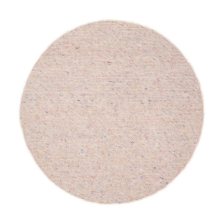 Rund Ullmatta - Feline Pastell