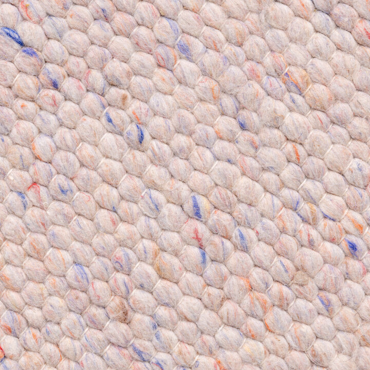 Rund Ullmatta - Feline Pastell