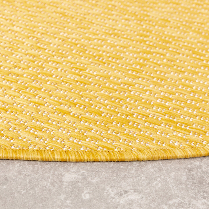 Rund Utomhusmatta - Costa Ockragul