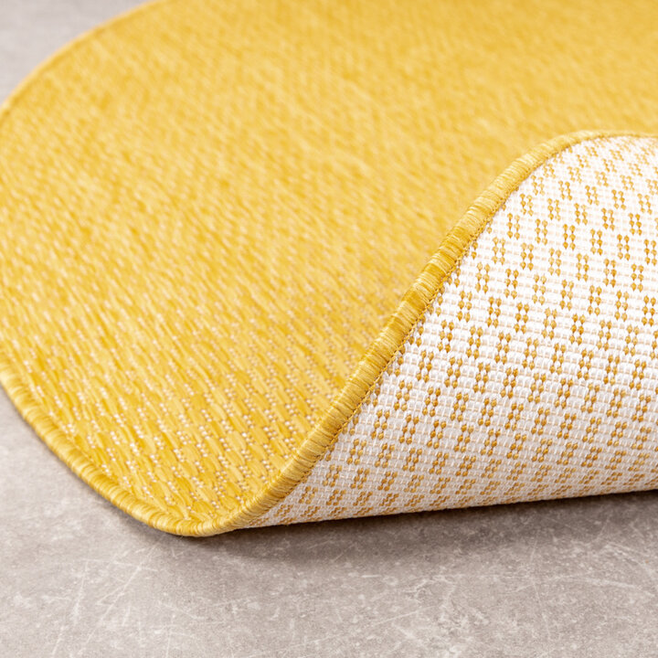 Rund Utomhusmatta - Costa Ockragul