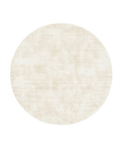 Rund Viskosmatta - Pearl Gräddvit