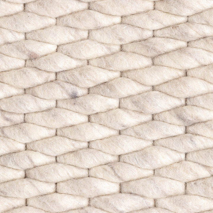 Ullmatta - Brilliant Gräddvit/Vit