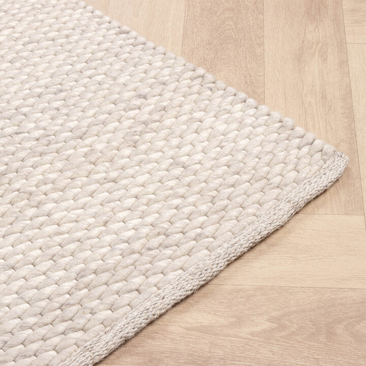 Ullmatta - Brilliant Gräddvit/Vit