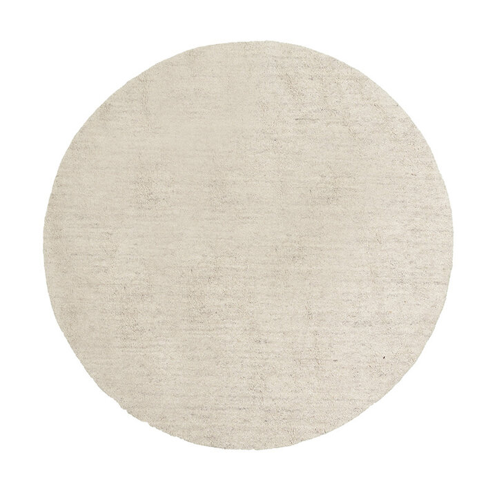 Rund Berbermatta - Aicha Beige
