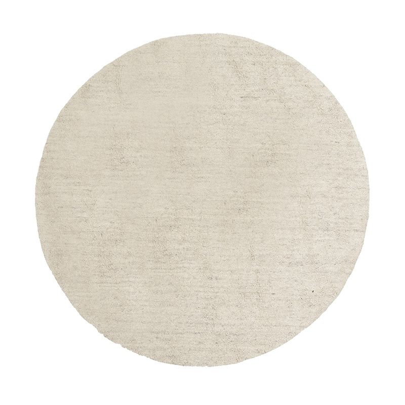 Rund Berbermatta - Aicha Beige - sfeer