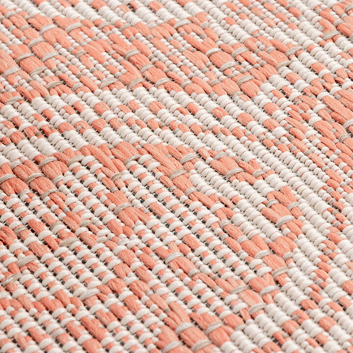 Rund Utomhusmatta - Summer Oriental Rosa