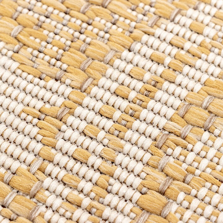 Rund Utomhusmatta - Summer Oriental Gul