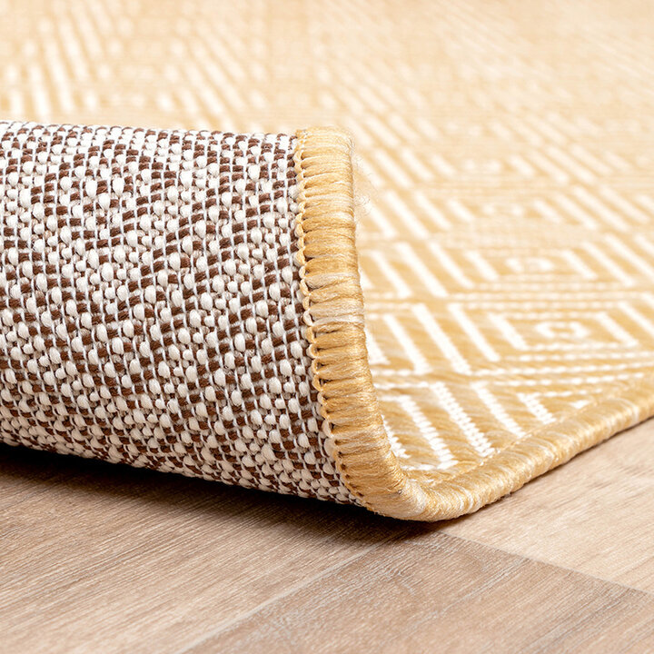 Utomhusmatta - Sommarkakel Gul