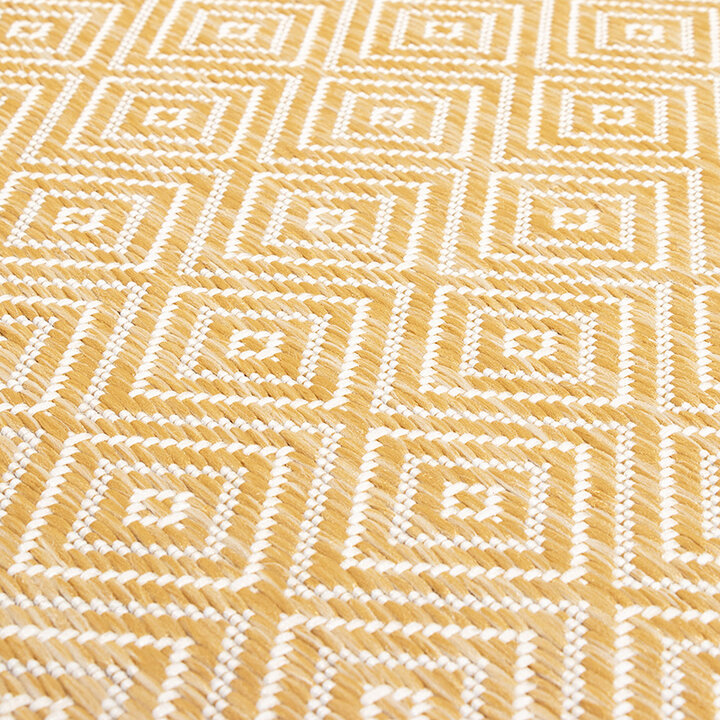 Utomhusmatta - Sommarkakel Gul