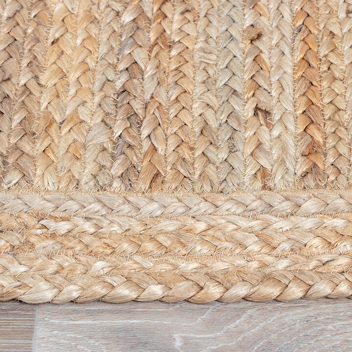 Jute Matta - Fair Kvadratisk Natur