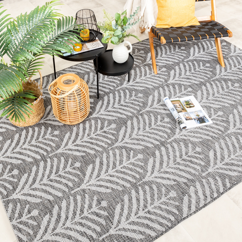 Utomhusmatta - Summer Leaves Grå