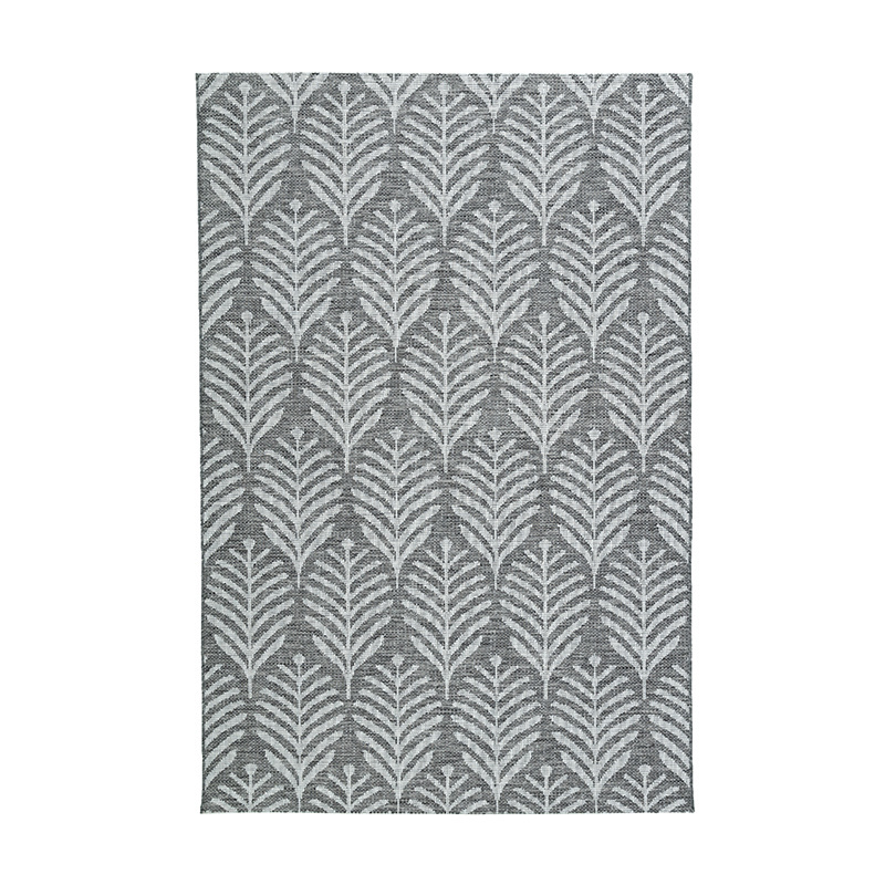 Utomhusmatta - Summer Leaves Grå - sfeer
