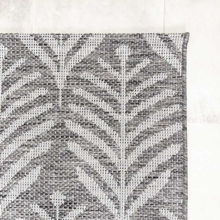 Utomhusmatta - Summer Leaves Grå