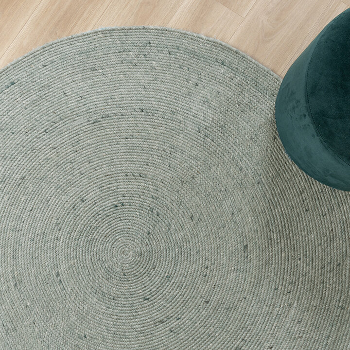 Rund Ullmatta - Wise Grön