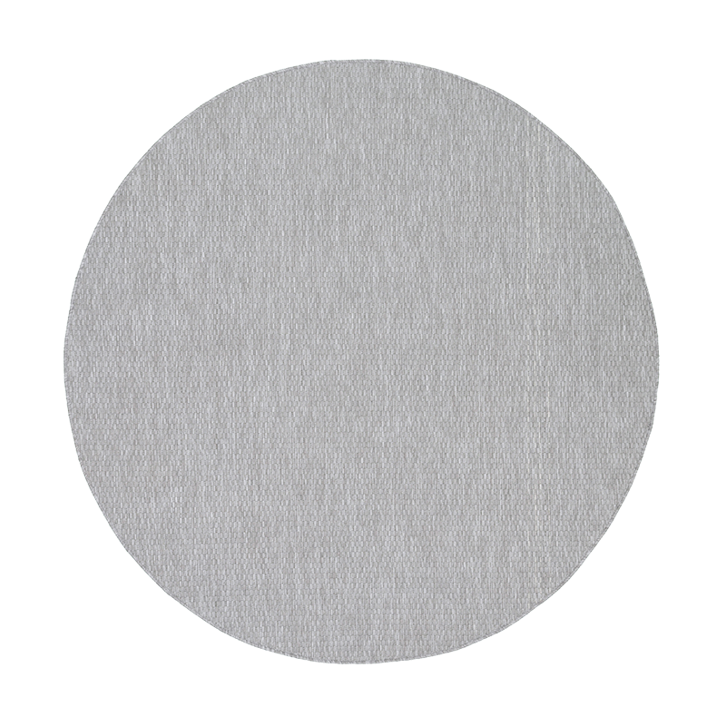 Rund Utomhusmatta - Costa Grå - sfeer