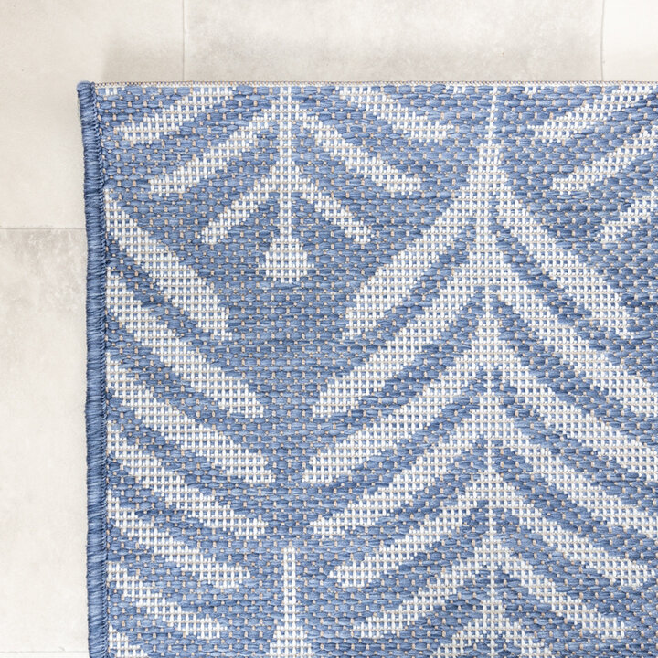 Utomhusmatta - Summer Leaves Blå