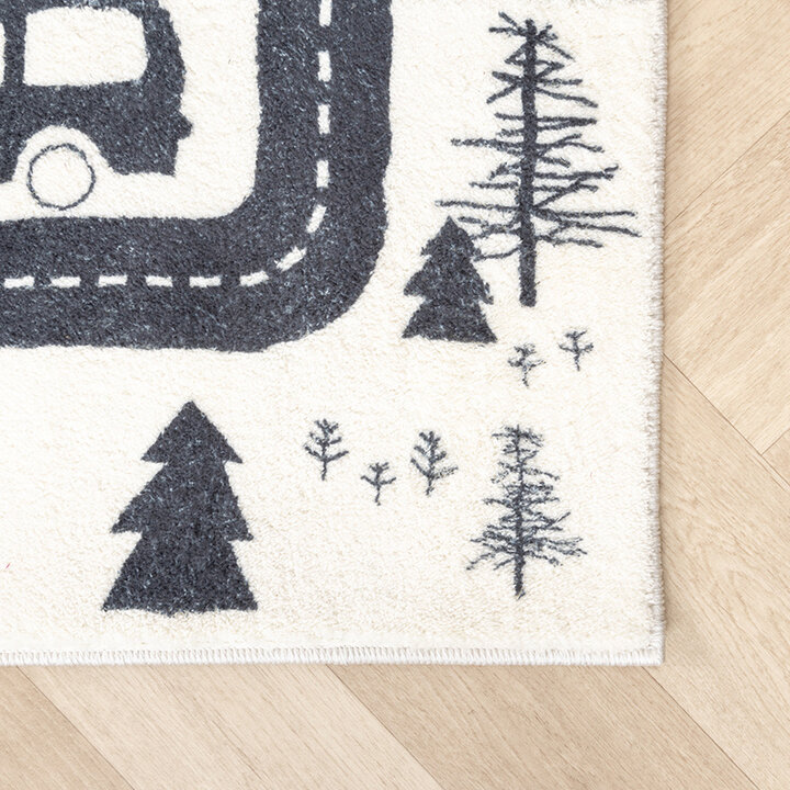 Bilmatta för barn – Dex Trail Svart