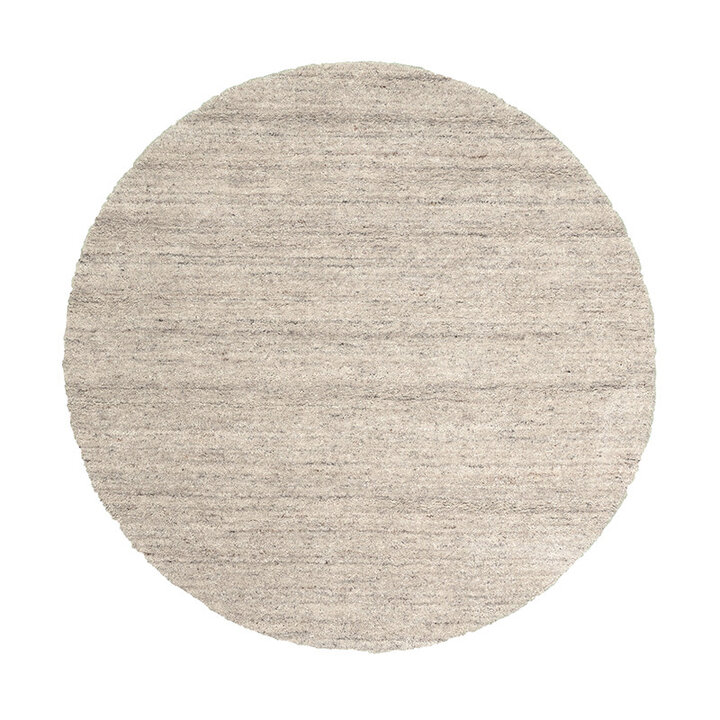 Rund Berbermatta - Aicha Taupe