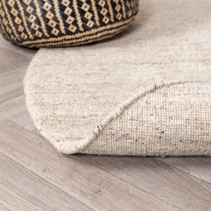 Rund Berbermatta - Aicha Taupe