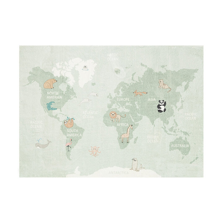 Barnmatta - Globe Mintgrön