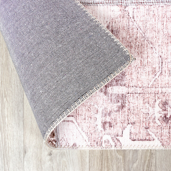 Lapptäckesmatta  - Lago Patchwork Röd/Rosa