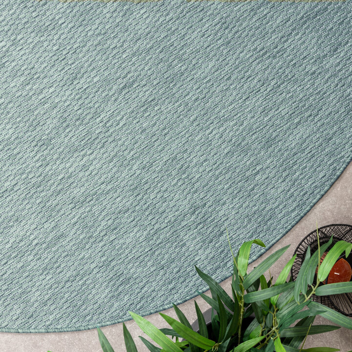 Rund Utomhusmatta - Costa Turkos