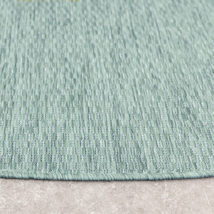 Rund Utomhusmatta - Costa Turkos