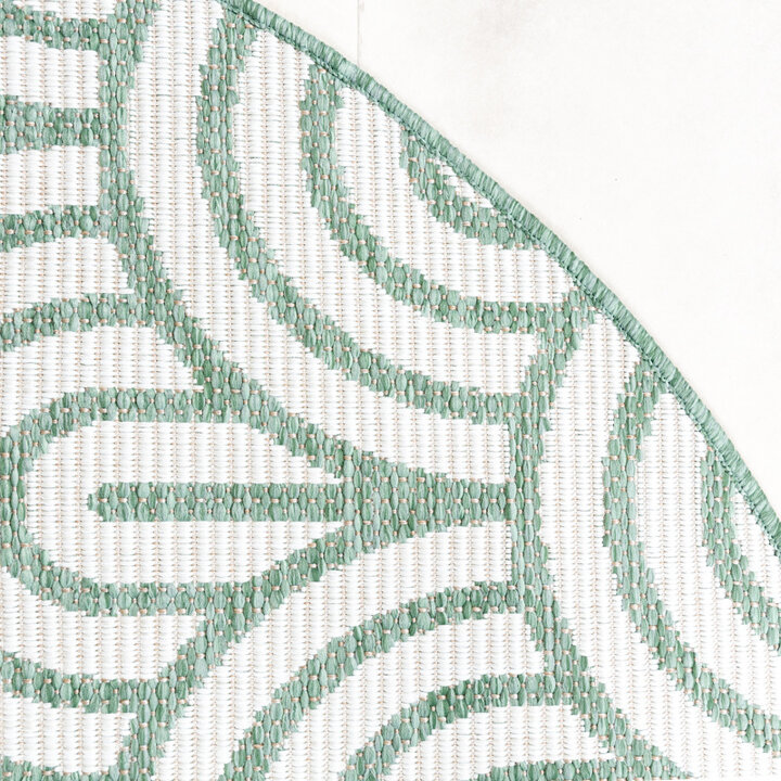 Rund Utomhusmatta - Summer Arch Grön