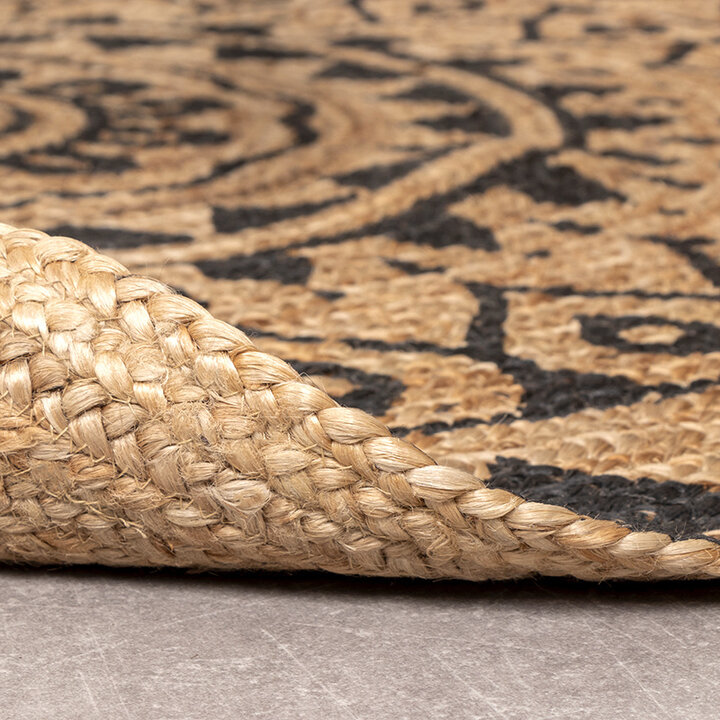 Rund Jute Matta - Henna Ayda Natur