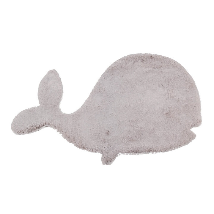 Barnmatta - Huggy Whale Grå