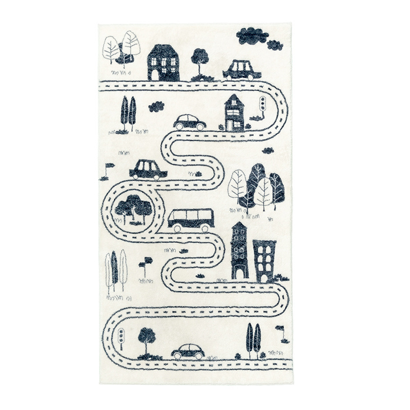 Bilmatta För Barn - Dex Lane Svart - sfeer