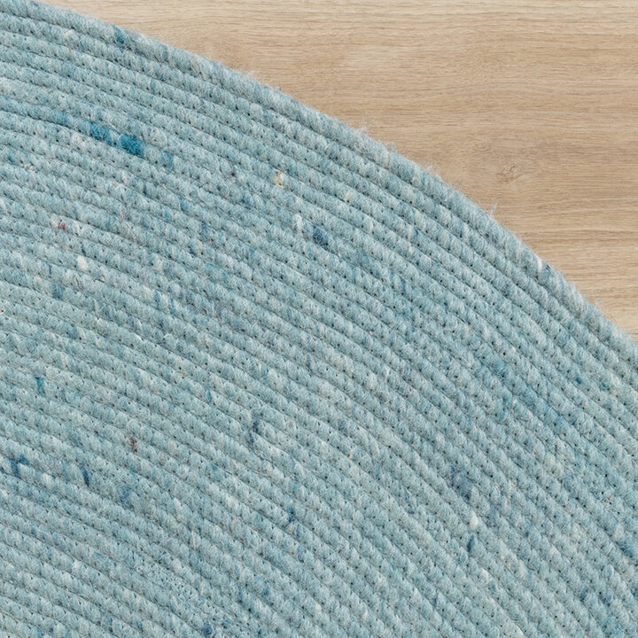 Rund Ullmatta - Wise Blå