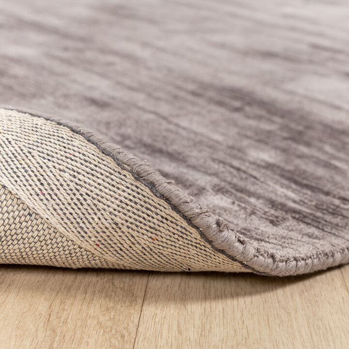 Rund Viskosmatta - Pearl Grå