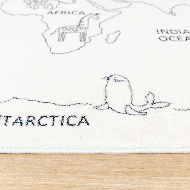 Barnmatta - Globe Gräddvit