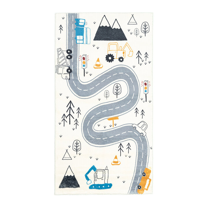 Bilmatta För Barn - Dex Road Blå