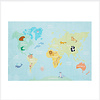 Barnmatta - Globe Blå - thumbnail 1