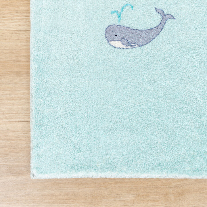 Barnmatta - Globe Blå