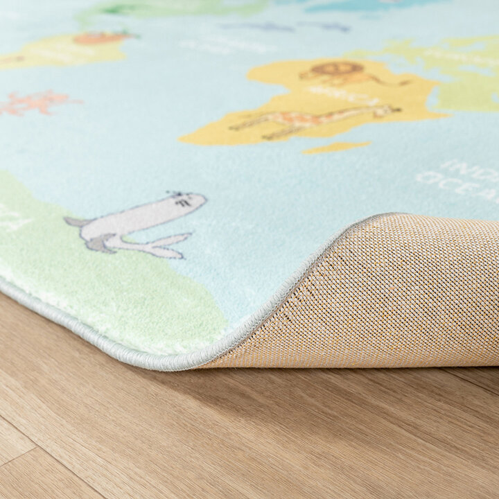 Barnmatta - Globe Blå