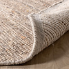 Rund Ullmatta - Feline Taupe/Melerad - thumbnail 5