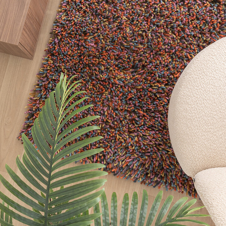 Ullmatta Med Hög Lugg - Elin Flerfärgad