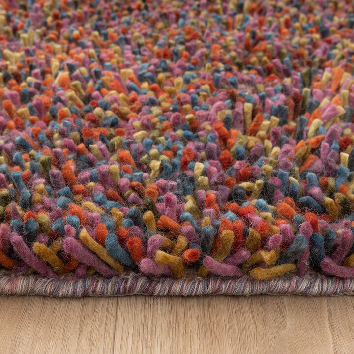 Ullmatta Med Hög Lugg - Elin Flerfärgad