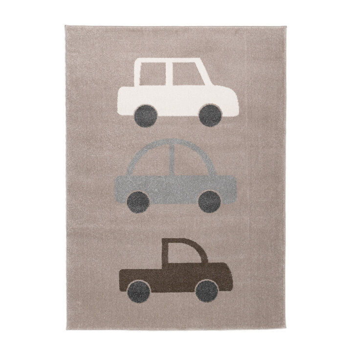 Barnrumsmatta - Bowie Auto Taupe