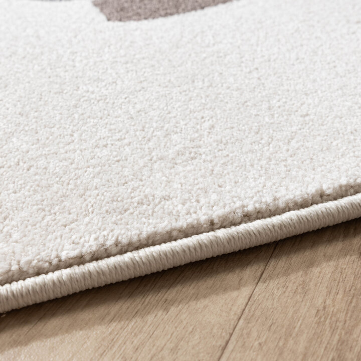 Barnrumsmatta - Bowie Auto Gräddvit