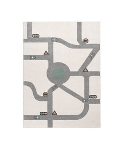 Barnrumsmatta - Bowie Road Gräddvit