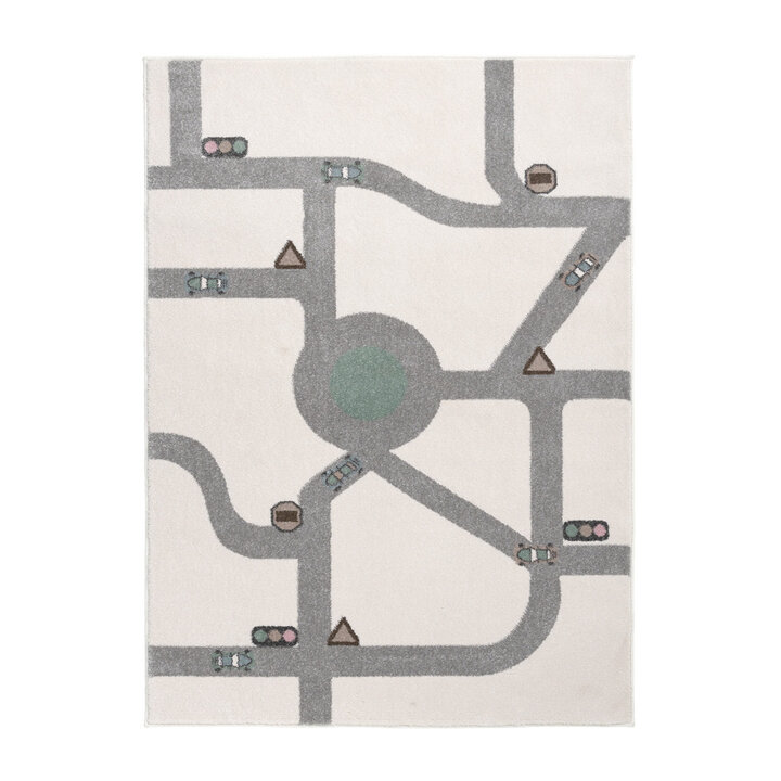 Barnrumsmatta - Bowie Road Gräddvit