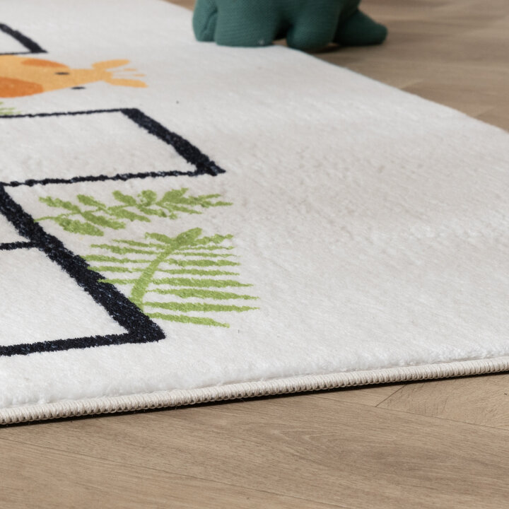 Lekmatta Till Barn - Ruby Giraffe Gräddvit