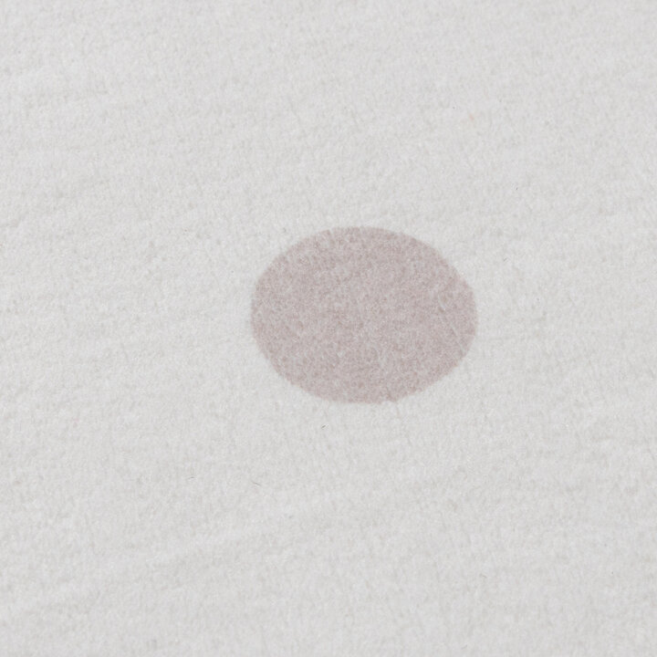 Rund Matta För Barnrum - Cloudy Dots Vit
