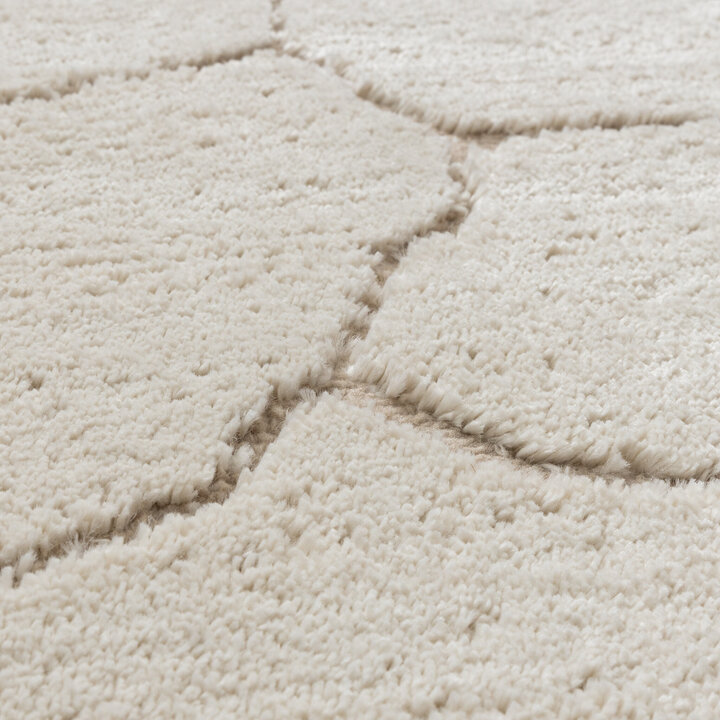 Skandinavisk Matta - Yune Stone Gräddvit
