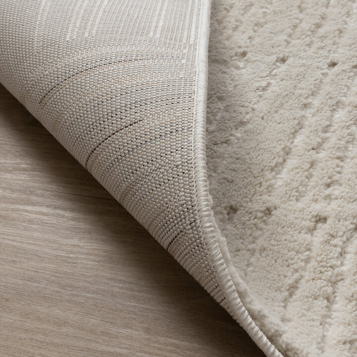 Skandinavisk Matta - Yune Lines Gräddvit